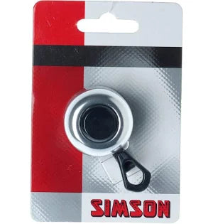Simson fietsbel Compact zilver op kaart