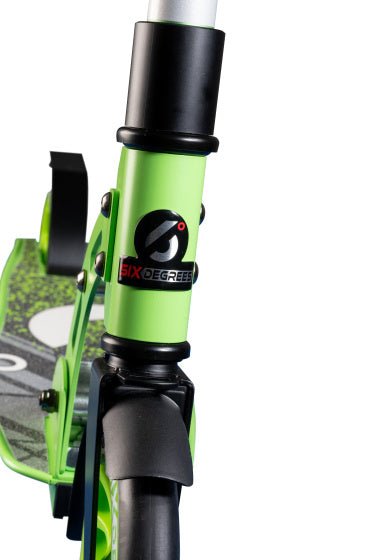 2-wiel Kinderstep Opvouwbaar Voetrem Groen Zwart