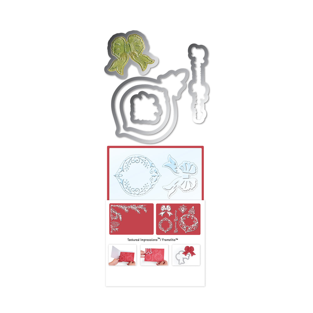 Sizzix • framelits die set pinecone ornament