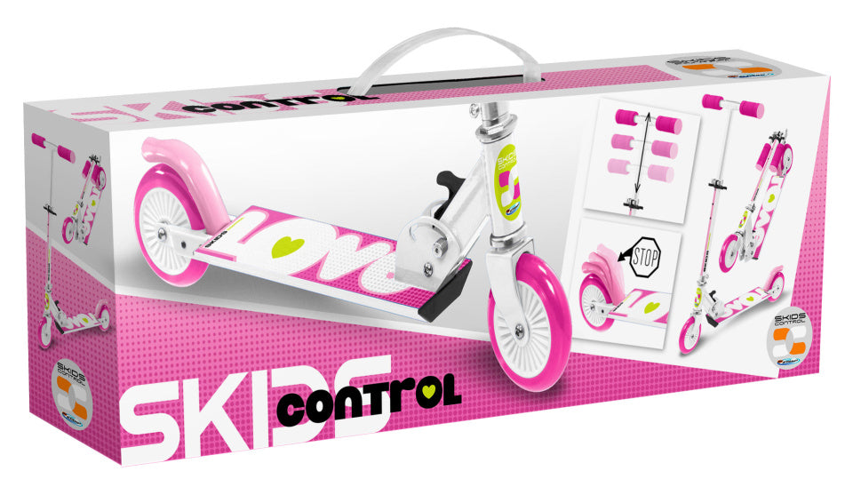 Love vouwstep voetrem meisjes roze