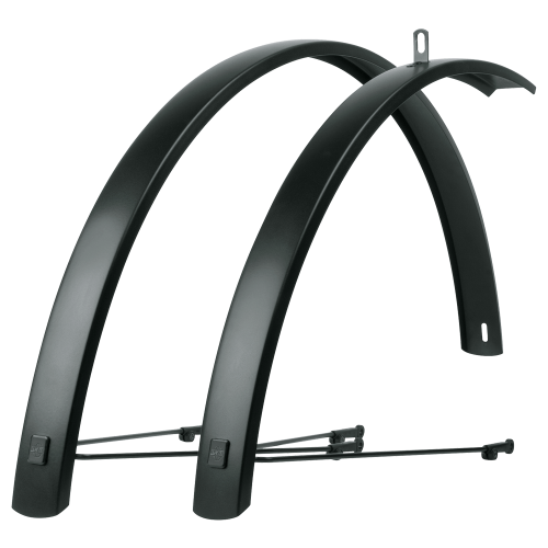 Sks spatbordenset 28 (622) rand al 46mm aluminium zwart