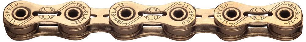Ybn sla 110 ti-n gold 11-speed chain hollow pin