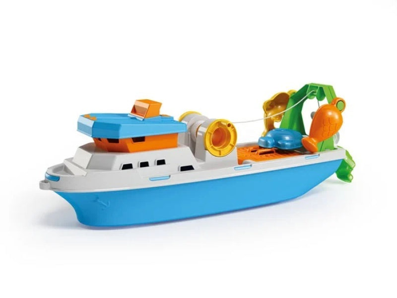 Basis vissersboot + 3 vormpjes 40 cm