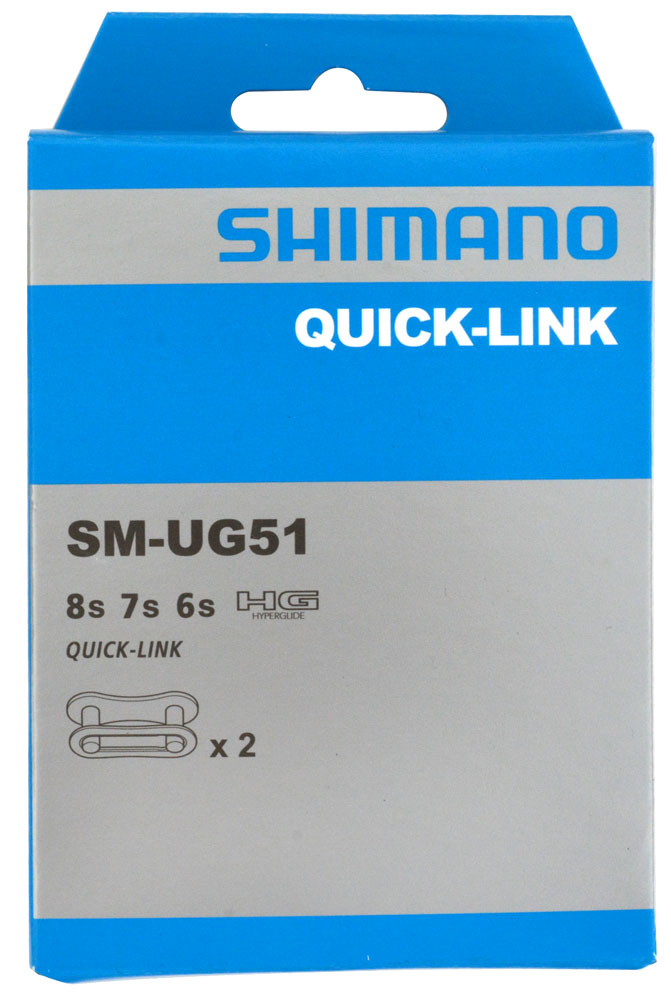 Shimano sm-ug51 6 7 8-speed quick-link connector 2 pair