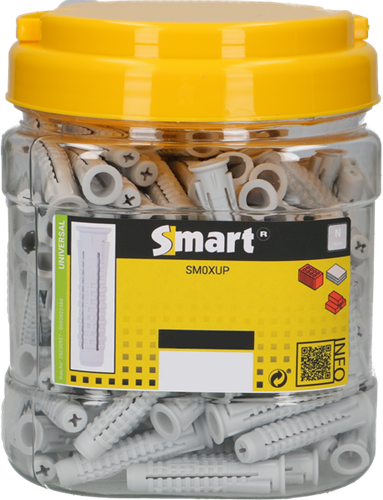 Pgb-europe smart nylon universeelplug | xup 8x40 250 - sm0xupn00080040n