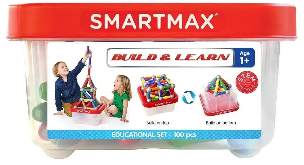 Smart max bouw- en leerbox met 100 onderdelen