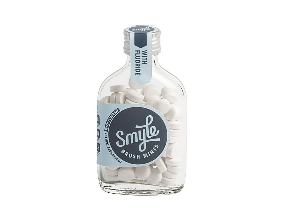 Smyle Tandpasta Tabs Flesje 65st. Zonder fluoride