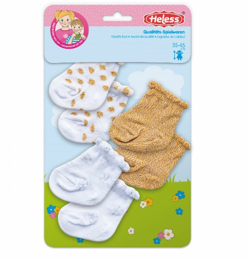Heless sokken glitter, 3 paar (35-45cm)