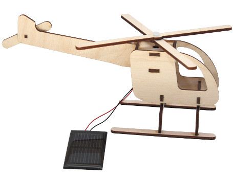 Solexpert bouwpakket - helikopter met zonnepaneel