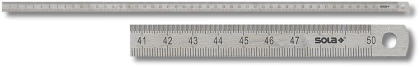 Sola buigbare lineaal 150x13x0,5mm rvs lss150, dubbelzijdige maatverdeling mm cm - 56103001 - 56103001
