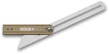 Sola zweihaak 300mm blok brons gean. vstg300, alu, been met graden aanduiding - 56052201 - 56052201
