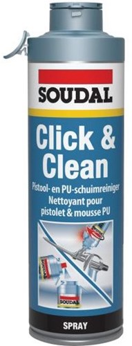 Soudal click clean | pu schuimreiniger | 500 ml - 113432