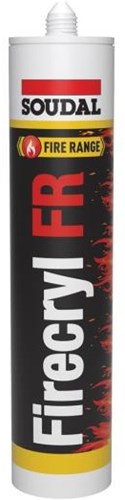Soudal firecryl fr | brandwerende acrylaatkit | grijs | 310 ml - 107433