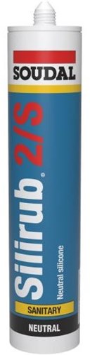 Soudal silirub 2s | sanitairkit | transparant | 300 ml - 101990