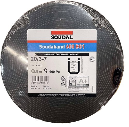 Soudal soudaband 600 bg1 30 5-10 anthr.1m(5,6m) - 168486