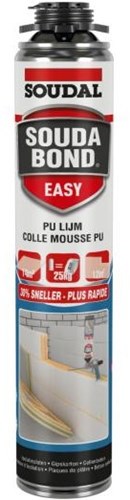 Soudal soudabond easy schroefdraad | pu schuim | oranje | 750 ml - 121734