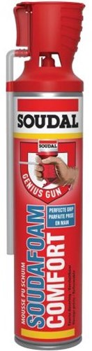 Soudal soudafoam comfort | pu schuim | champagne | 600 ml - 123777