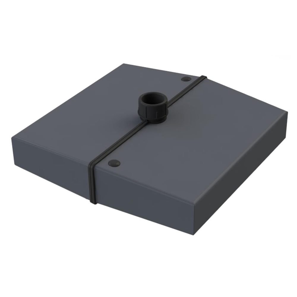 Helcosol parasolvoet 25kg split vulbaar antraciet