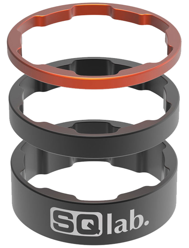 Sqlab 3-piece spacer set for 1 1 8