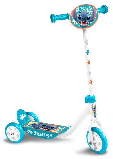 Stitch 3-wiel Kinderstep Vrijloop Junior Petrolblauw Wit