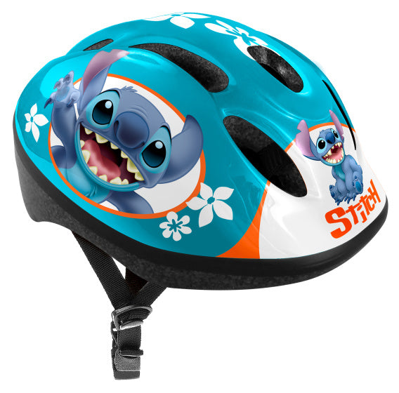Disney stitch fietshelm verstelbaar petrolblauw maat 52-56 cm(s)