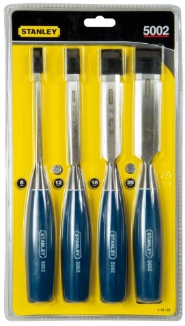 Stanley handgereedschap houtbeitelset 4-delig (6, 12, 18, 25 mm) - 0-16-129