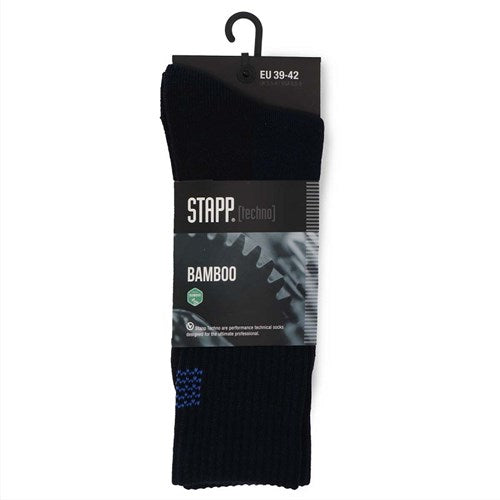 Stapp techno bamboo sok 28400 marine | 4990 marine blauw | maat 39 - 8719534312436