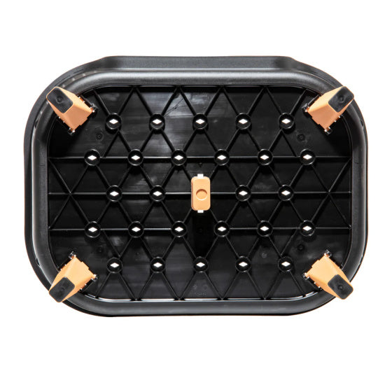 Hondenmand met verhoging 78,5 x 58,5 x 25 cm Zwart