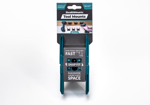 Stealthmounts machinehouder voor makita lxt - blauw - 4-pack