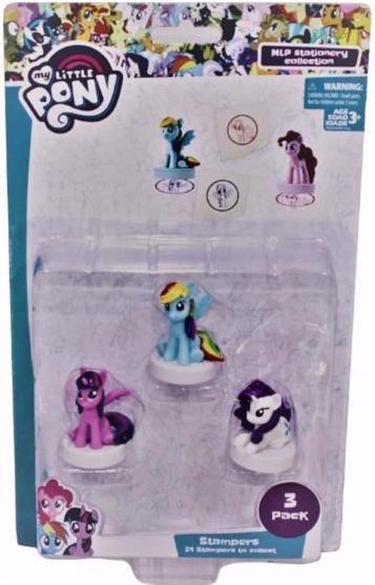 Goliath stempels kleine pony, 3 op blister verpakt