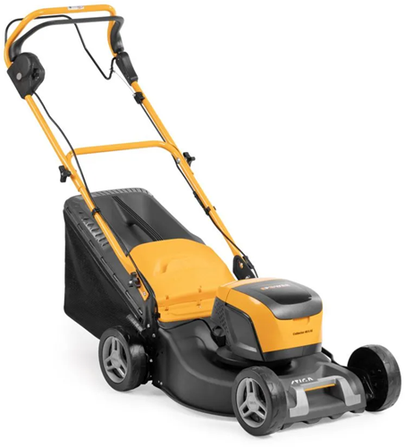 Stiga collector 48 s ae kit accu grasmaaier | 5 serie | 1,3 kw | 46 cm | zelfrijdend | ergo | inclusief 1x 5ah accu en lader - 2l0482008 st1