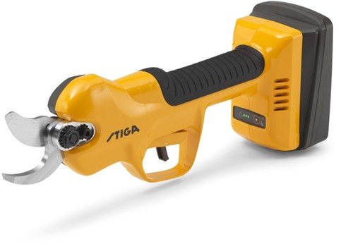 Stiga sc 100e kit accu snoeischaar | 1 serie | 0,5 kw | inductie | 30 mm snoeibreedte. 3 pre-set standen | incl. 1 x 20v e 24 accu + c 215 s lader - 257022001 st1