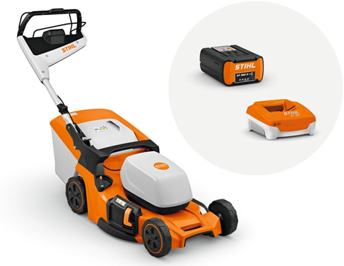 Stihl rma 453.3 pv set accu grasmaaier |incl. 2x ap 300s accu + al301 lader - wa422000010