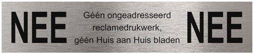 Stoer! ja nee plaatje rvs zwart - 45005510