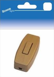 Stroomlijn snoerschakelaar brons 6668260