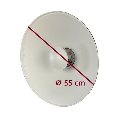 Studioking beauty dish met sk-bd550w 55 cm voor falcon eyes