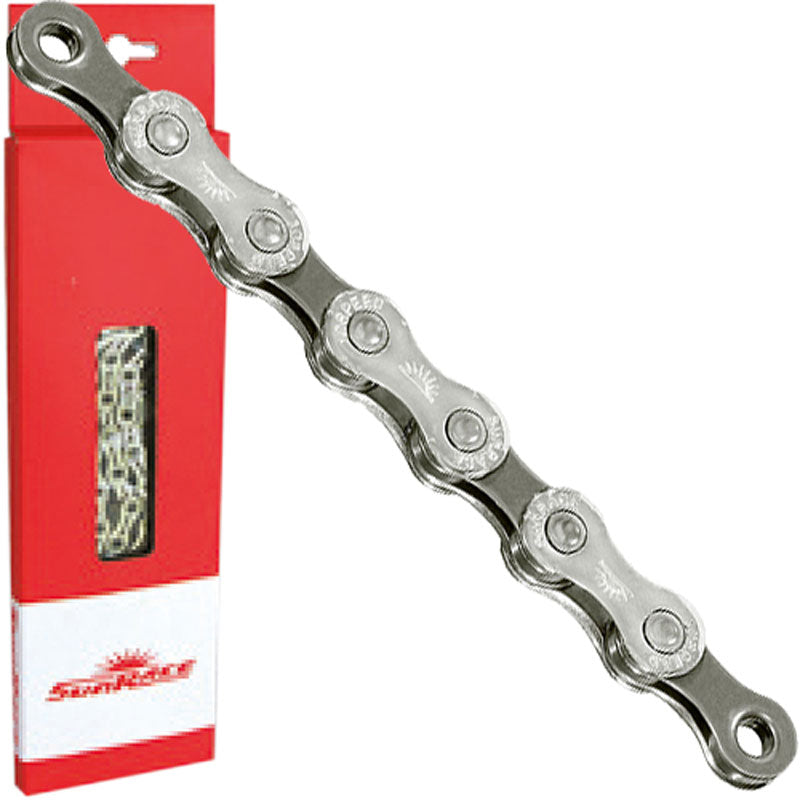 SunRace CN10A 10-speed 116L fietsketting zilver grijs