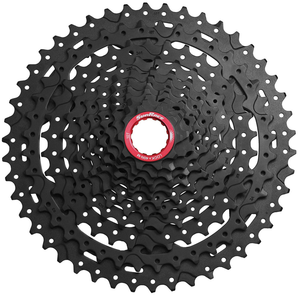 SunRace cassette 11V 10-42 CSMX9X zwart