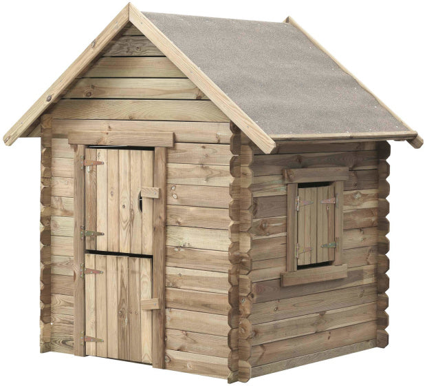 Louise Houten Speelhuisje 120 x 120 x 160 cm Naturel