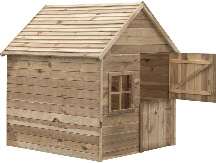 Louise Houten Speelhuisje 120 x 120 x 160 cm Naturel