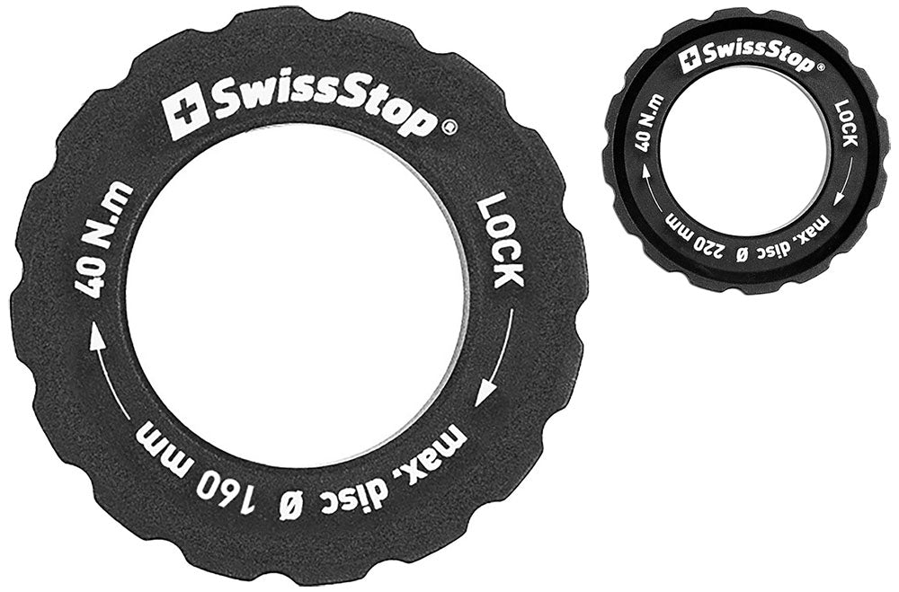 Swissstop - centerlock sluitring 220mm max