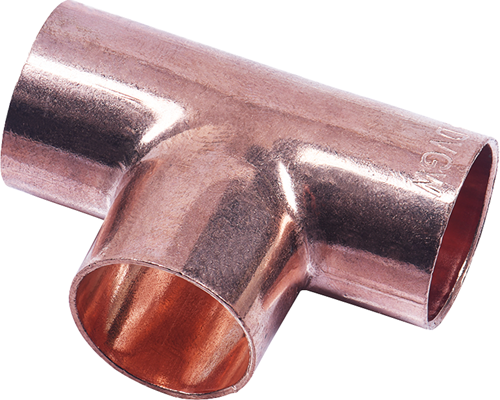 Cornat cu-soldeer t-stuk 15mm (10st) - t563015