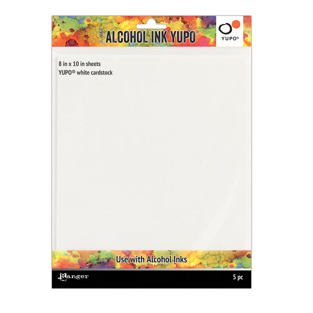 Ranger ink ranger • tim holtz yupo papier alcohol inkt wit 20x25cm