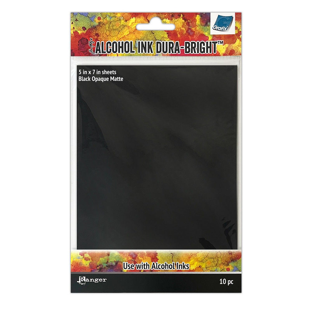 Ranger ink ranger • tim holtz alcohol ink surfaces dura-bright black opaque matte