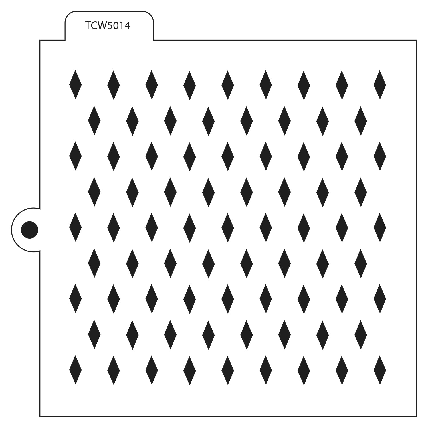 The crafter's workshop • template cookie 5,5x5,5 diamonds
