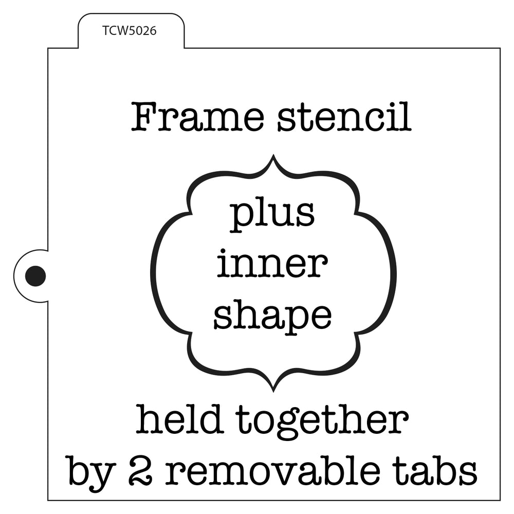 The crafter's workshop • template cookie 5,5x5,5 plaque