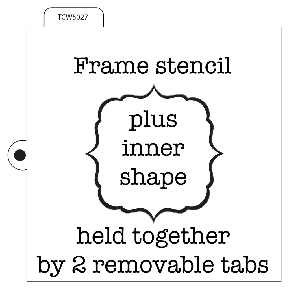 The crafter's workshop • template cookie 5,5x5,5 plaque