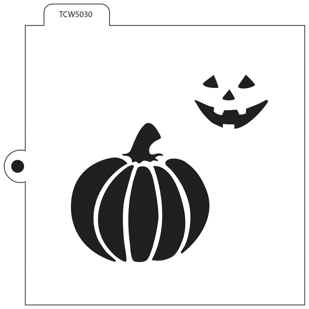 The crafter's workshop • koekjes stencil jack-o-lantaarn