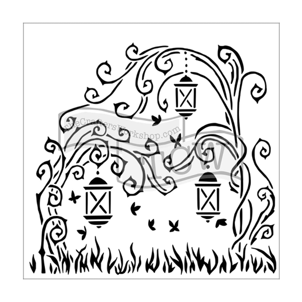 The crafter's workshop • template 30x30cm lanterns