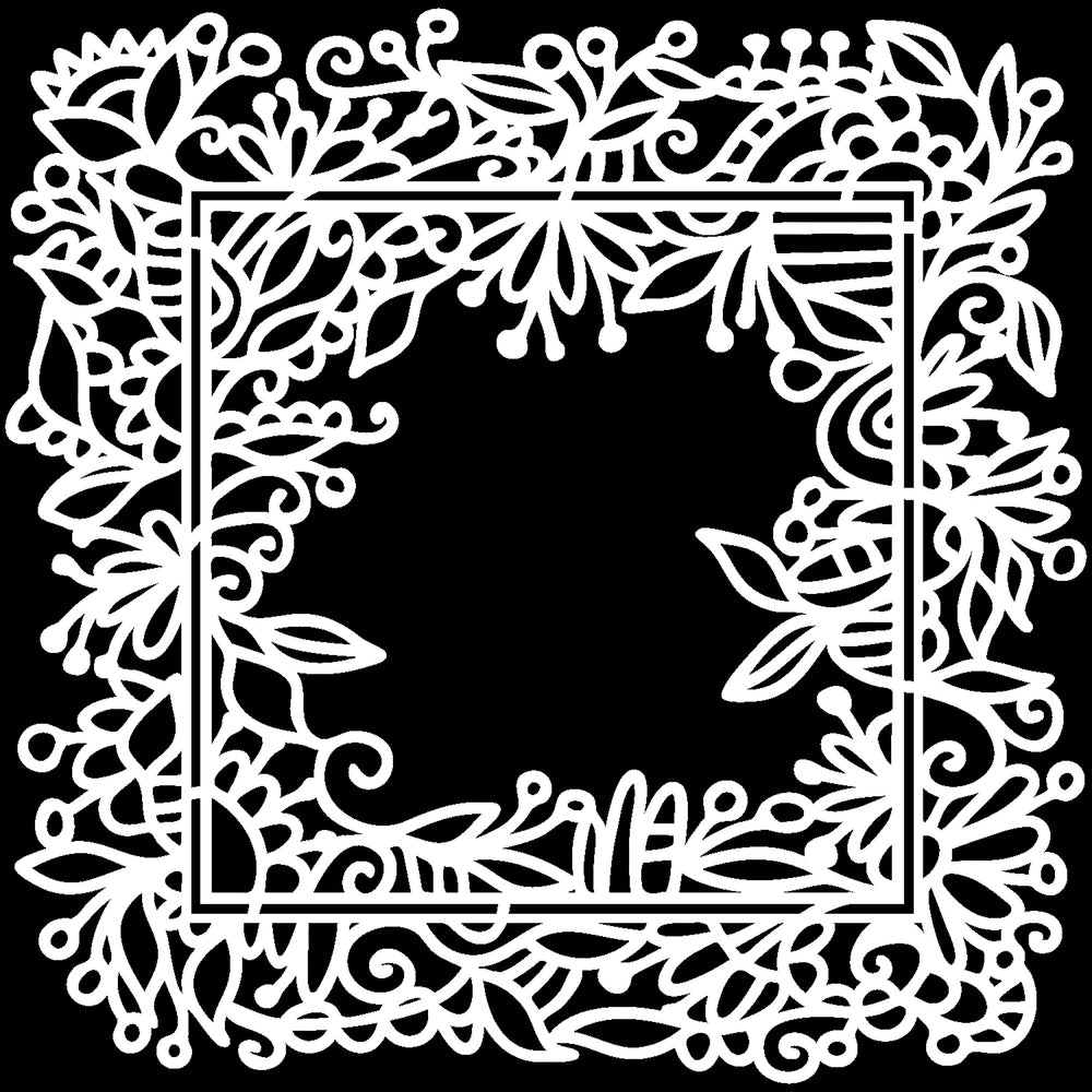 The crafter's workshop • template 30x30cm garden frame